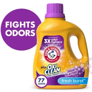 ARM & HAMMER Plus OxiClean Odor Blasters Fresh Burst, 128 Loads Liquid Laundry Detergent