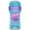 Secret Fresh Clear Gel Antiperspirant Deodorant for Women, Lavender, 2.6 oz